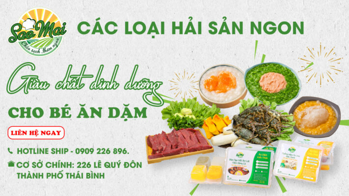 Các loại hải sản cho bé ăn dặm thơm ngon giàu dinh dưỡng