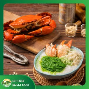 Cua biển xốt phô mai trứng