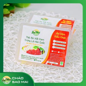 Bò sốt kem trứng lê Hàn Quốc