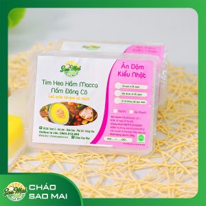Tim heo hầm macca nấm đông cô