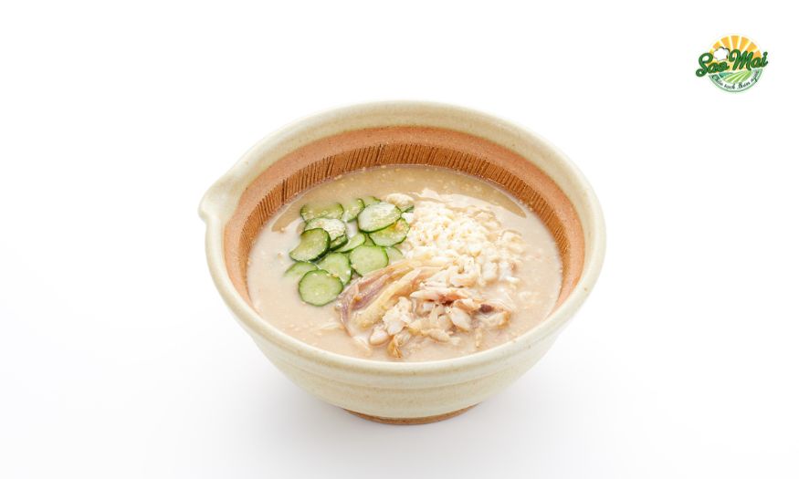 cháo dinh dưỡng tự nấu với mua ngoài