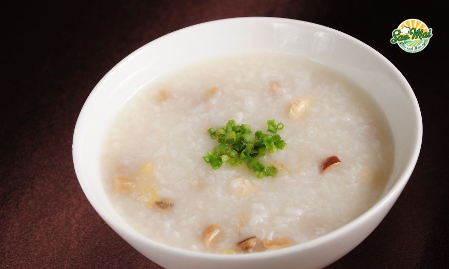 Cháo dinh dưỡng cá hồi