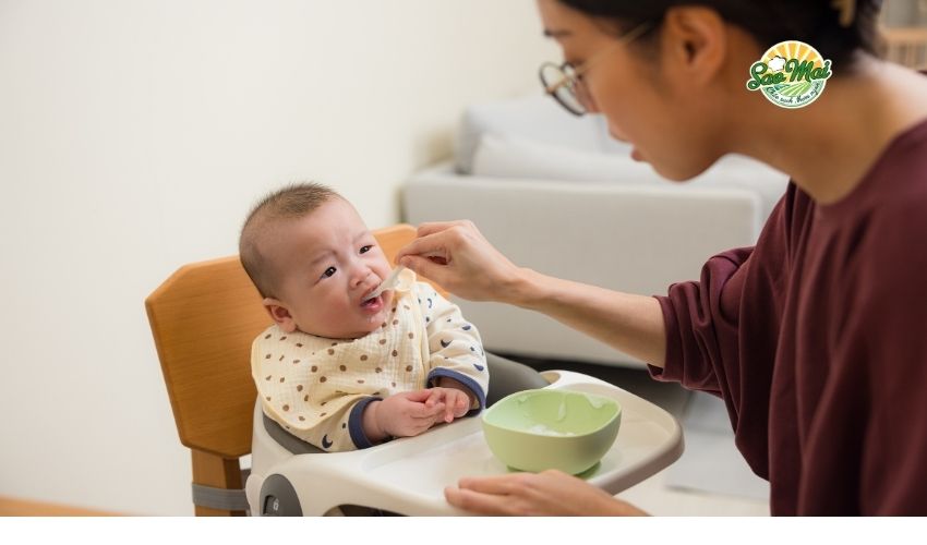 Bật mí 10 món cháo dinh dưỡng cho bé 6 tháng dễ tiêu hóa 1 Hệ tiêu hóa non nớt của bé 6 tháng cần được chăm sóc đặc biệt khi bắt đầu ăn dặm