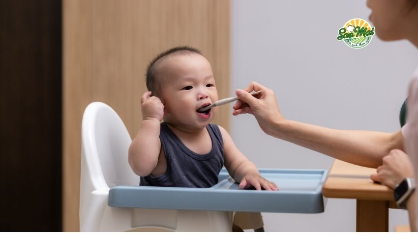 Hệ tiêu hóa non nớt của bé 7 tháng tuổi cần được chăm sóc đặc biệt