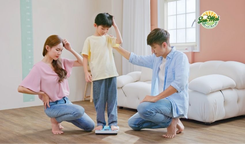Khi trẻ chậm tăng cân phải làm sao luôn là nỗi trăn trở của nhiều bậc phụ huynh