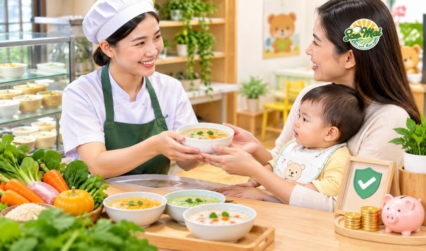 Tìm hiểu về giá bán cháo dinh dưỡng và các yếu tố cấu thành 1 Giá bán cháo dinh dưỡng hợp lý luôn đi đôi với chất lượng và sự tận tâm