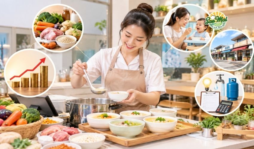 Các yếu tố ảnh hưởng đến lợi nhuận bán cháo dinh dưỡng hiện nay