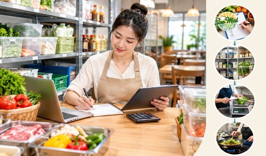Cách quản lý tồn kho nhà hàng hiệu quả và quy trình cơ bản cho mẹ bỉm