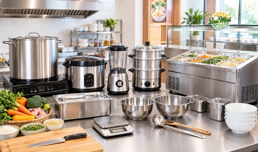 Trang chủ 41 Danh sách các thiết bị cần có cho quán cháo dinh dưỡng hiện nay
