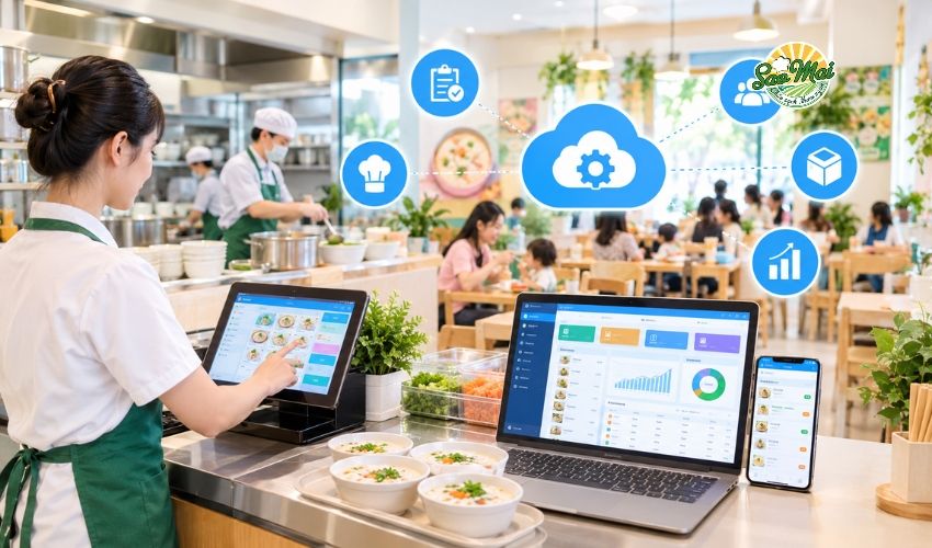 Hệ thống phần mềm quản lý quán cháo giúp tối ưu hóa mọi quy trình